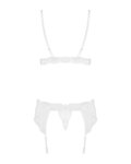 Biely sexi komplet Obsessive Pure Night 810-SEG-2