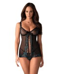 Luxusná sexi otvorená košieľka Obsessive Amanta Babydoll + tangá ZDARMA!