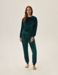 Dámske domáce oblečenie Henderson Ladies Fain 41892-79X tmavozelené