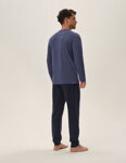 Pánske bavlnené pyžamo Henderson Jumper 41904-95X nebesky modré