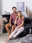 Pánske bavlnené pyžamo krátke M-Max Zibi 1460