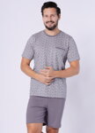 Pánske bavlnené pyžamo krátke M-Max Karol