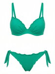 Dvojdielne plavky push-up Etna K-80 zelené