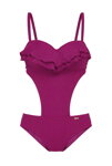 Dámske jednodielne plavky monokiny Marko Belinda Thai Pink M-548 (8) jahodové