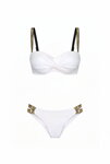 Elegantné dámske dvojdielne plavky Etna Donna N2-78 biele