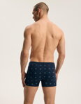 2-PACK pánske bavlnené boxerky Henderson Faro 45482 tmavomodré