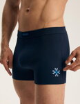 2-PACK pánske bavlnené boxerky Henderson Faro 45482 tmavomodré