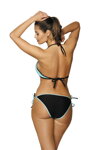 Štýlové sexi bikiny Marko Eva Fata M-479 (2) blankytne modré