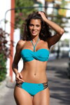 Trendy dvojdielne plavky 2x push-up Marko Marcella Turchese M-557 (15) tyrkysové