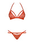 Sexi komplet Obsessive Secret of Love 838-SET-3 červený