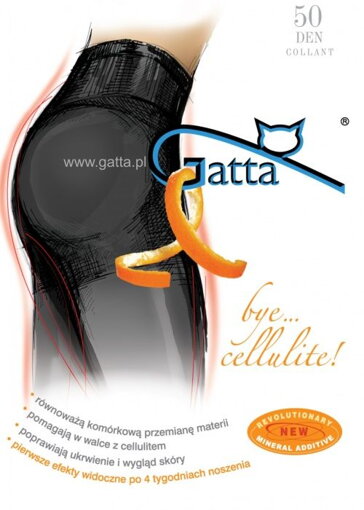 Zoštíhľujúce pančuchy proti celulitíde Gatta Bye Cellulite 50 DEN