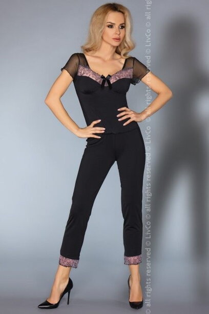 Dámske luxusné pyžamo LivCo Corsetti Dorothy Amber Collection