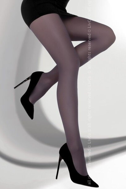 Pančuchy silonky LivCo Corsetti Bryne 40 DEN Plum